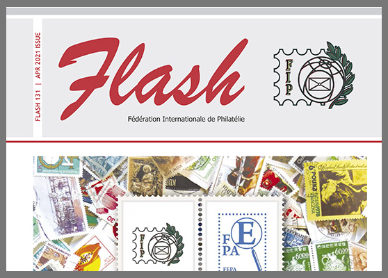 Filatelistick� �asopisy a periodik� Nov� ��slo �asopisu FIP Flash 131 � APR 2021